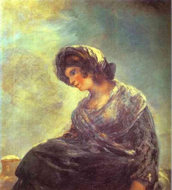 Francisco Jose de Goya The Milkmaid of Bordeaux. oil painting image